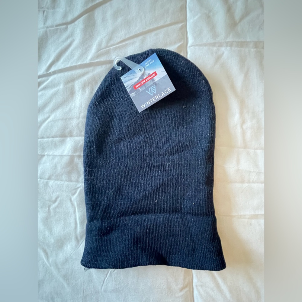Winter lace beanie, adult unisex